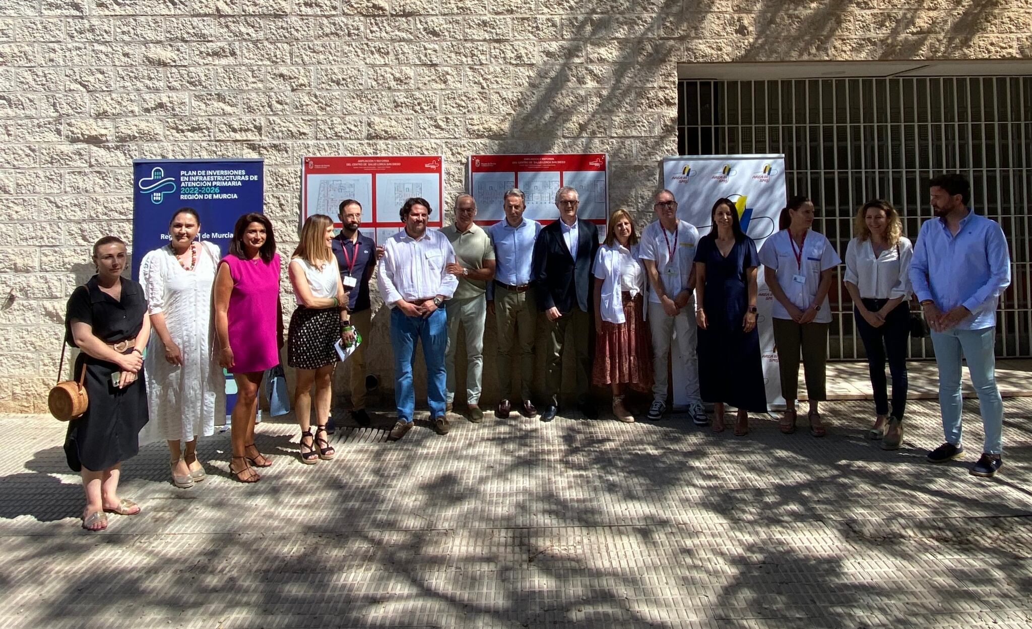 Presentación del proyecto de ampliación del centro de Salud Lorca-San Diego