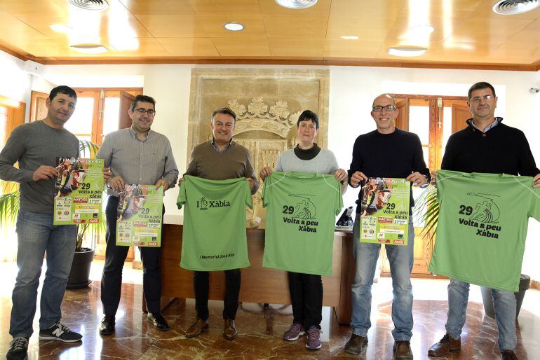 Presentación de la prueba del Circuit a Peu de la Marina, en Xàbia, I Memorial José Albi.