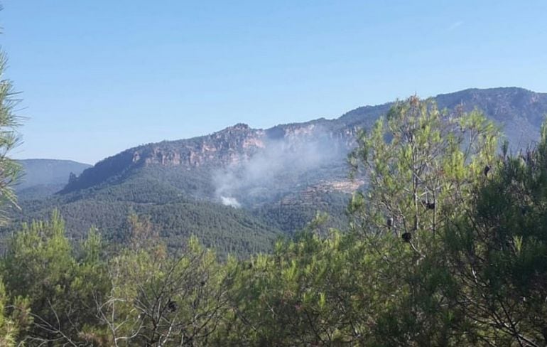 Incendio declarado en Yeste