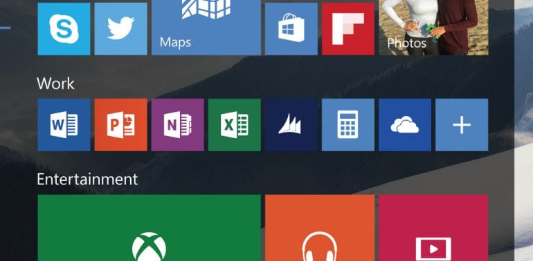 Las aplicaciones de Office, instaladas en un ordenador con Windows 10