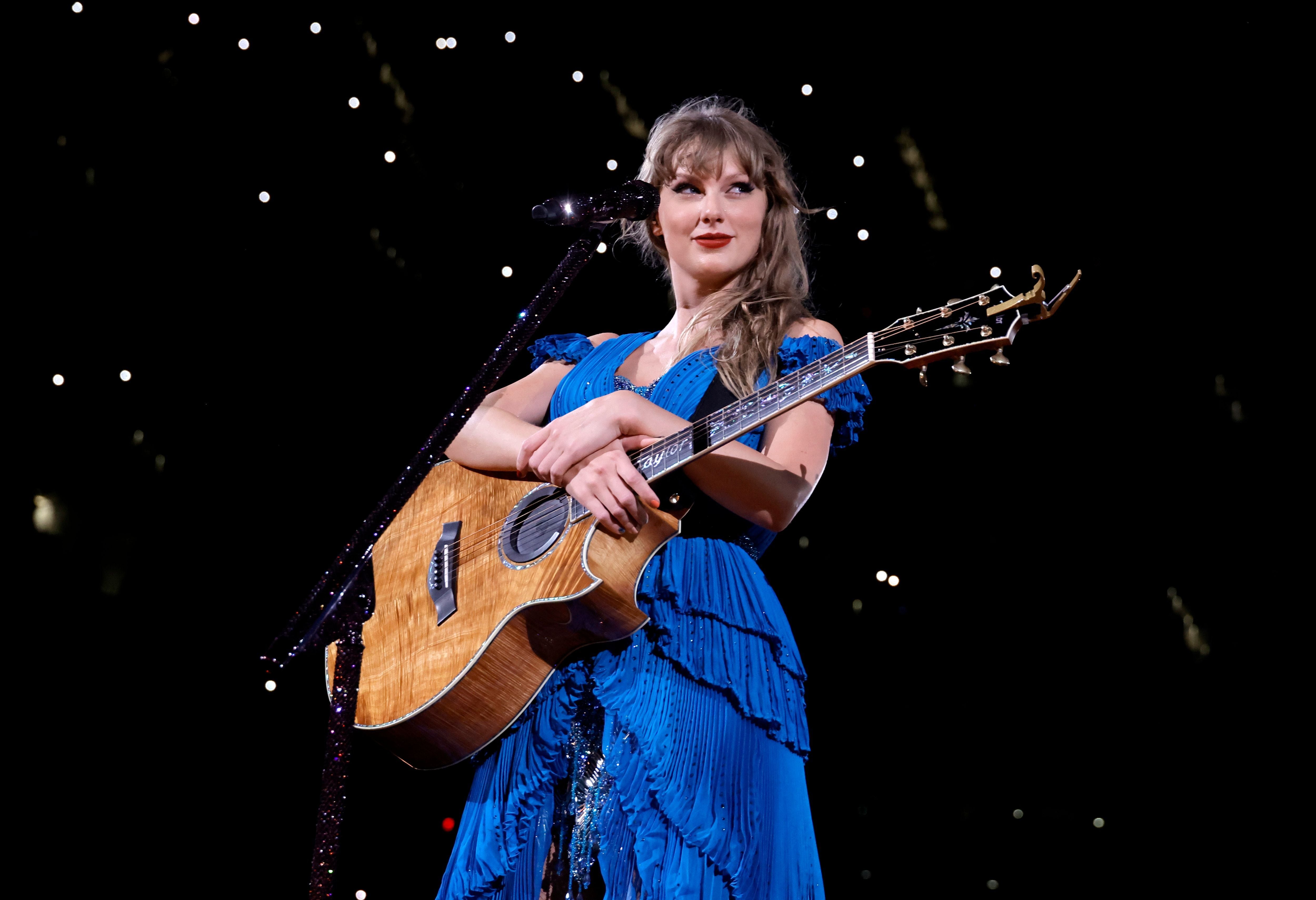 Taylor Swift durante uno de sus conciertos del &#039;Eras Tour&#039;