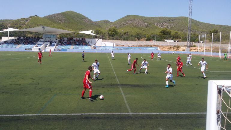 Imagen de un partido en Can Misses esta temporada