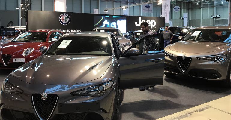 Coches expuestos durante la última edición del Salón Factory del Automóvil. 