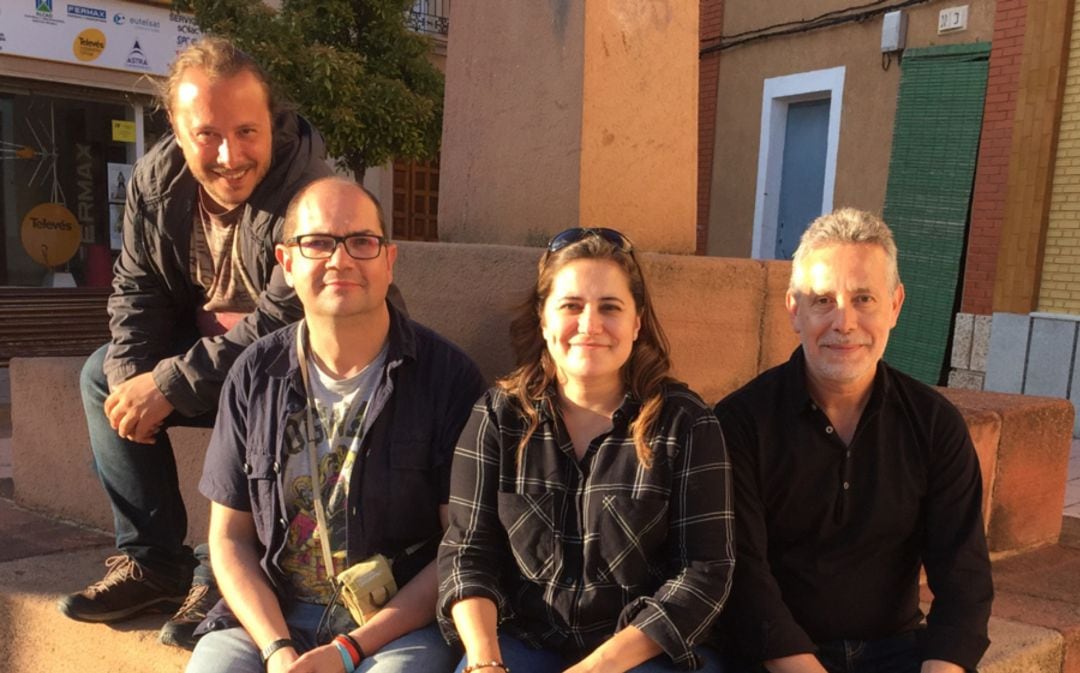 Fermín Agustí, Nacho Ares, Ana Caballero y Jesús Callejo en Alcazar de San Juan (25-05-2018)