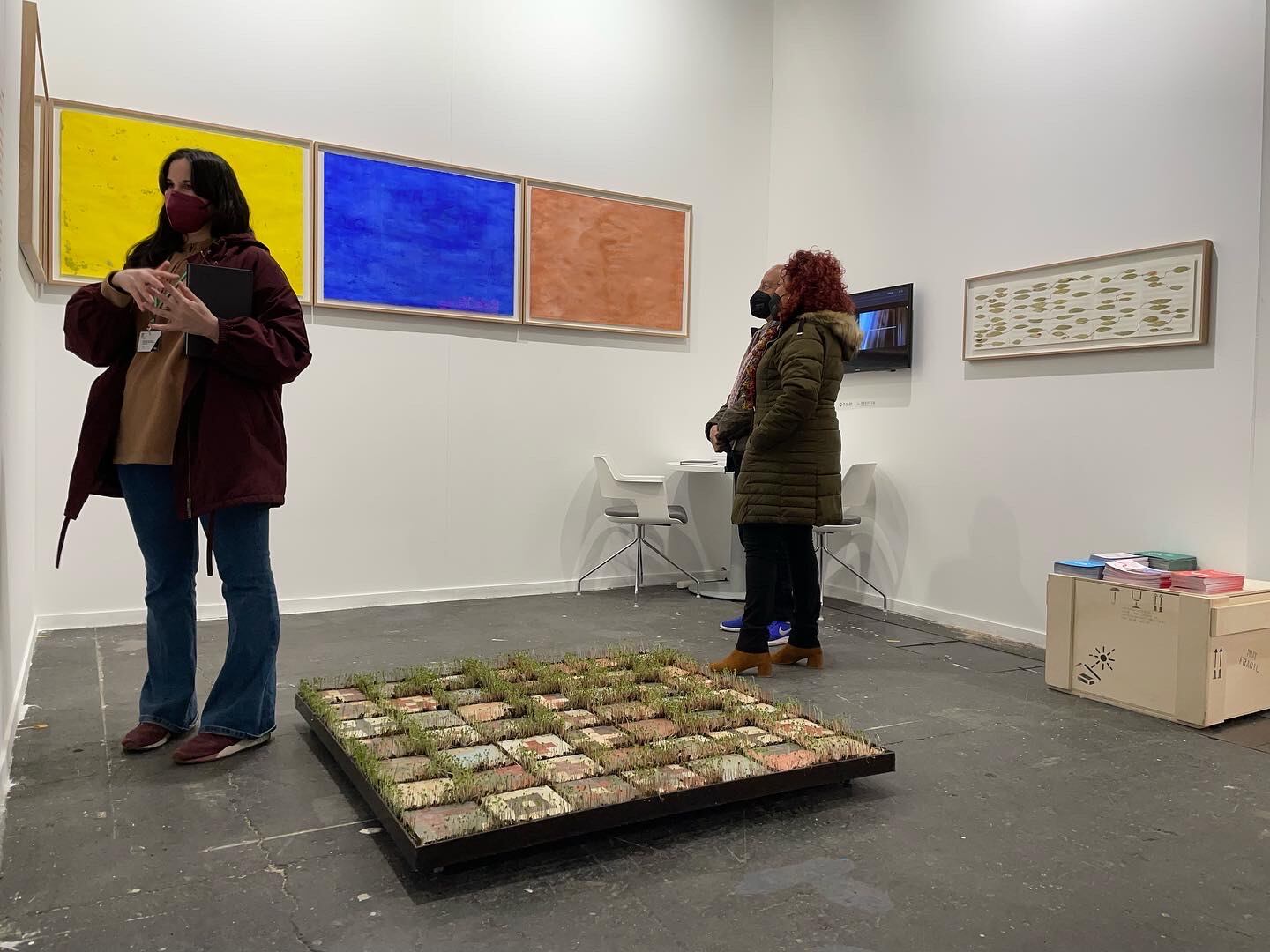 Stand de Genalguacil Pueblo Museo en el pabellón 9 de la Feria Internacional de Arte Contemporaneo