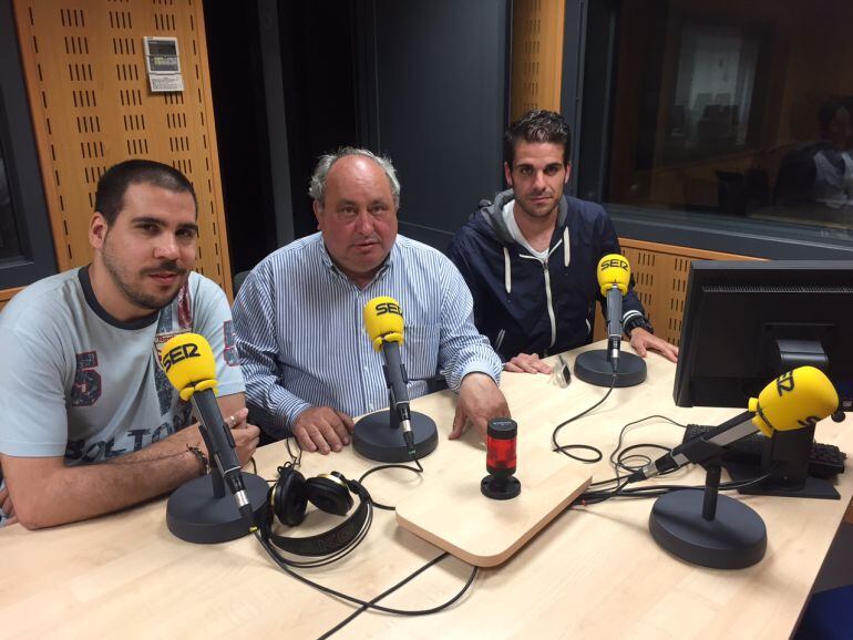Jesus García Prieto, Pepe Martinez y Alberto González