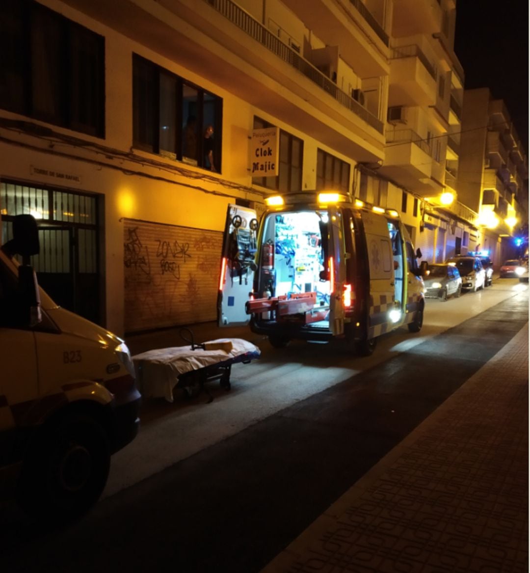 El suceso ha ocurrido esta noche en Sant Antoni