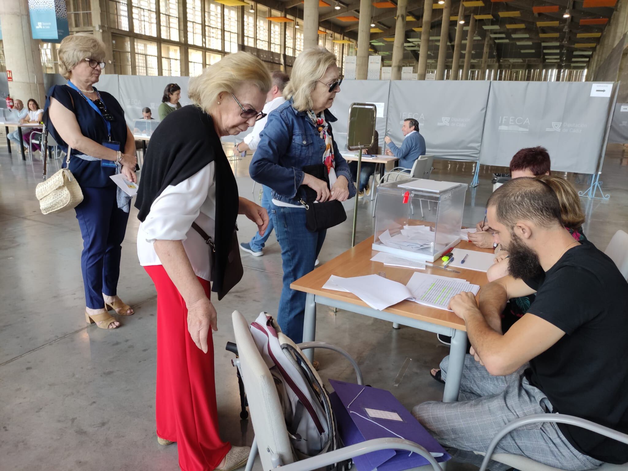Colegio electoral de Jerez el pasado 28 de mayo