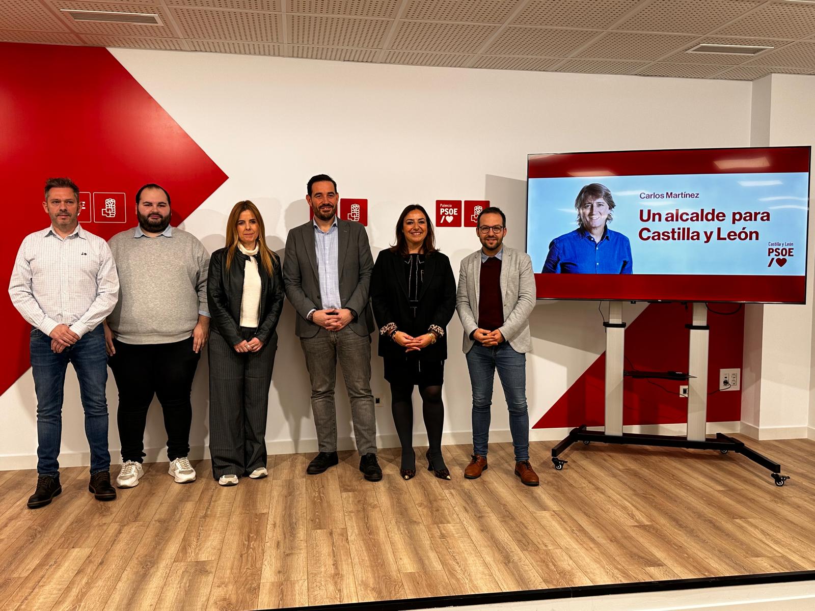 Presentación de los candidatos del PSOE a la Junta de CyL