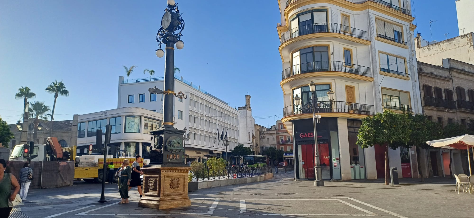 Calle Larga, en el centro de Jerez