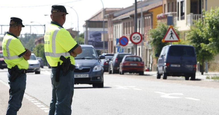 Control de tráfico de la Guardia Civil