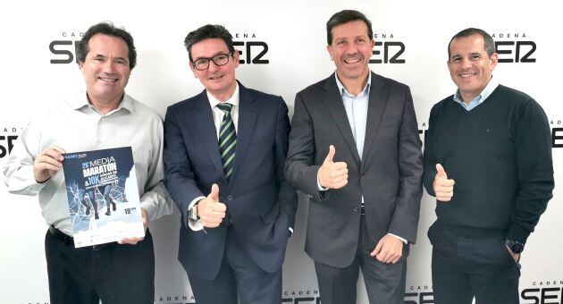 De izquiera a derecha: José Manuel Albentosa, José Luis Berenguer, Juan Carlos de Cabo y Carlos Arcaya