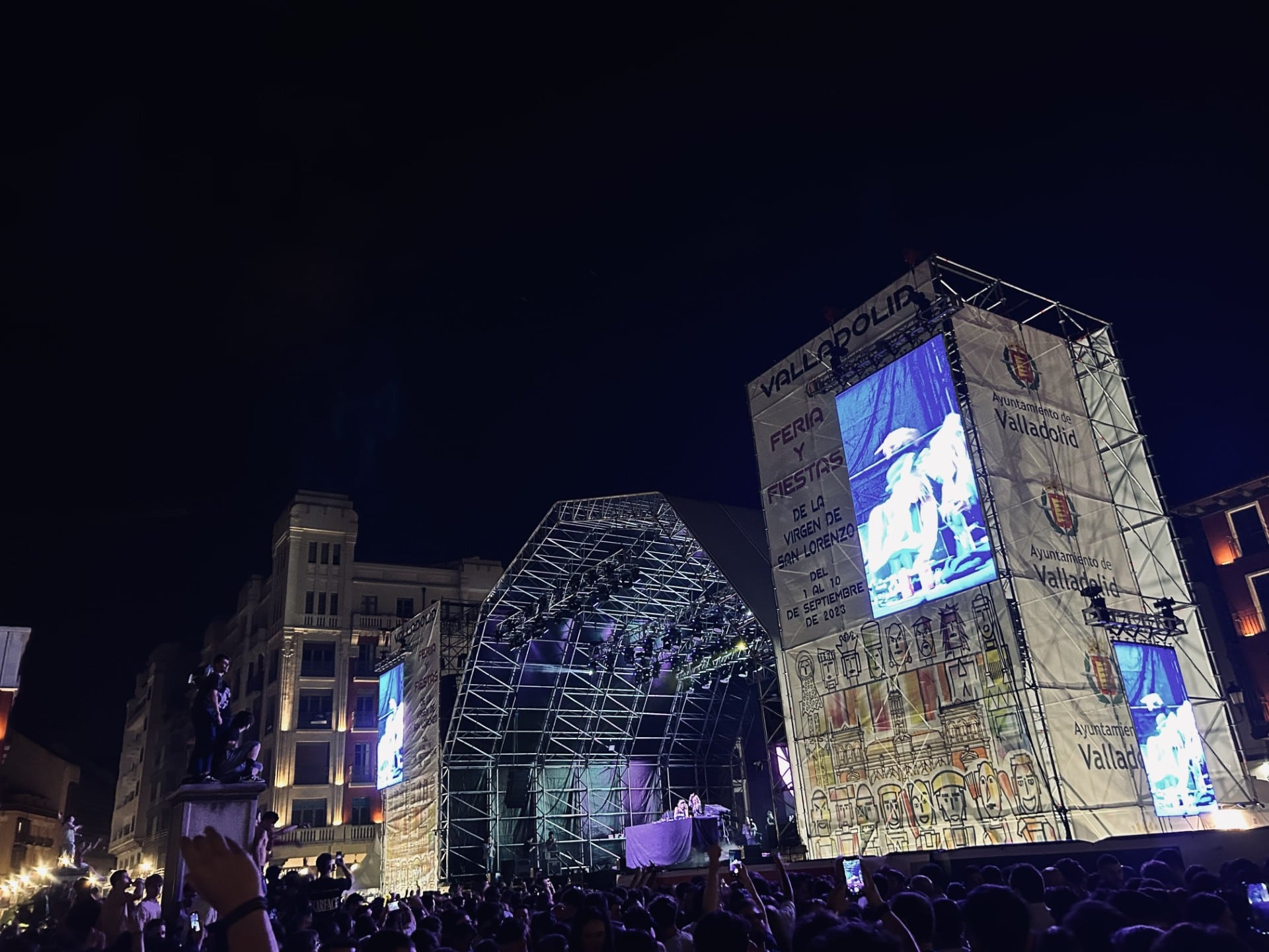 Imagen de archivo. Fiestas de San Lorenzo en la Plaza Mayor de Valladolid | Cadena SER