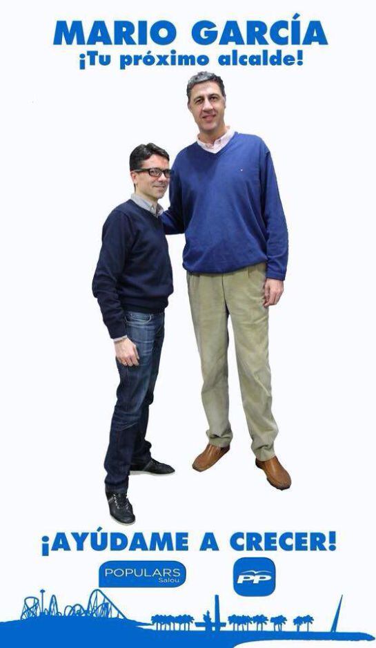 Divertida campanya de Mario Garcia, amb l&#039;alcalde de Badalona.