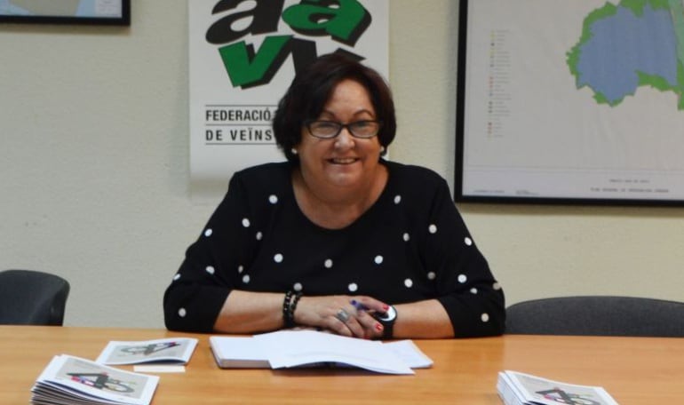 María José Broseta, presidenta de la Federación de Vecinos