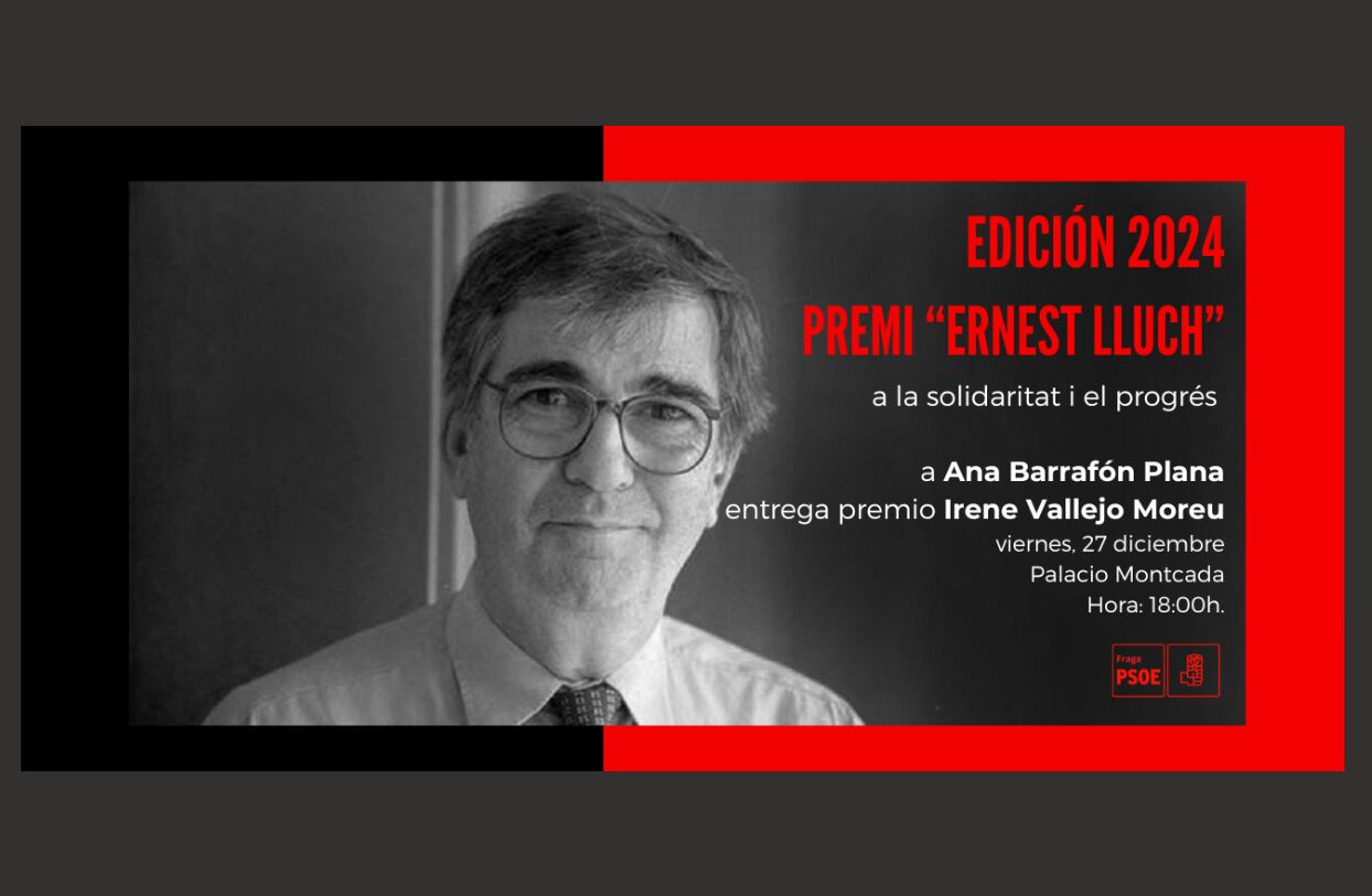 Invitación Premi Ernest Lluch