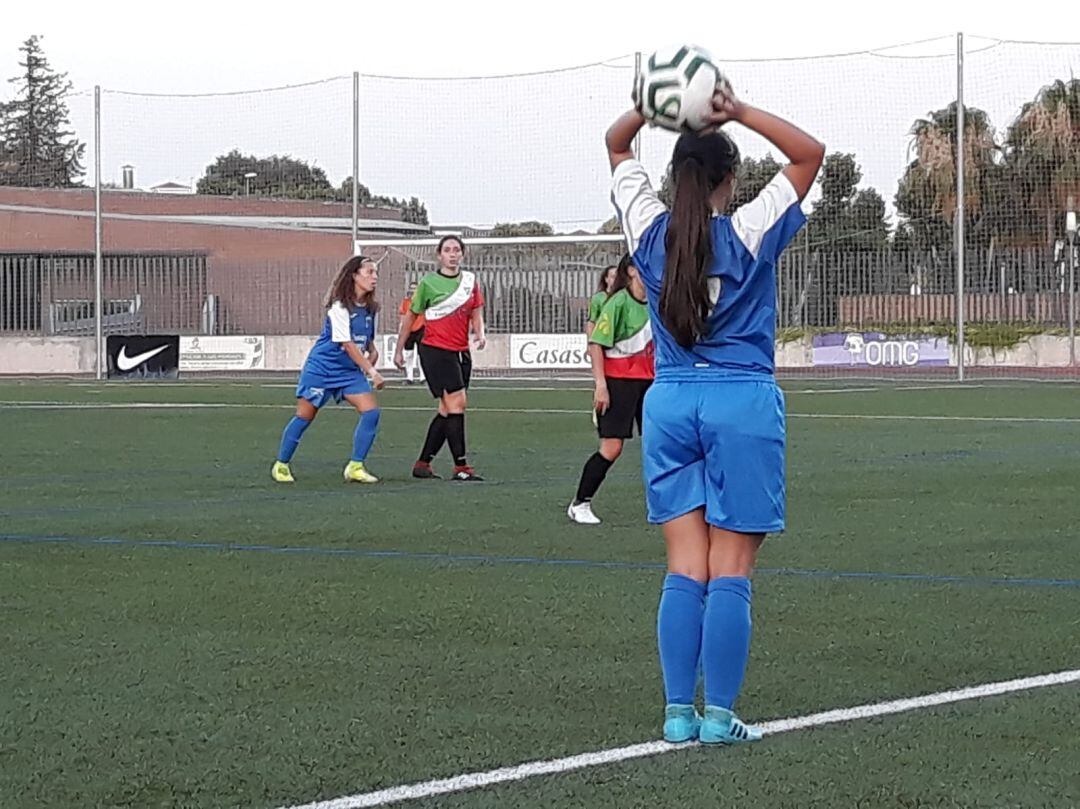 Imagen del partido disputado este domingo