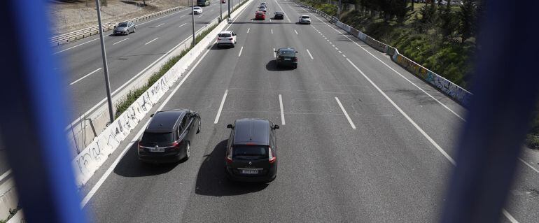 Tráfico en una carretera española