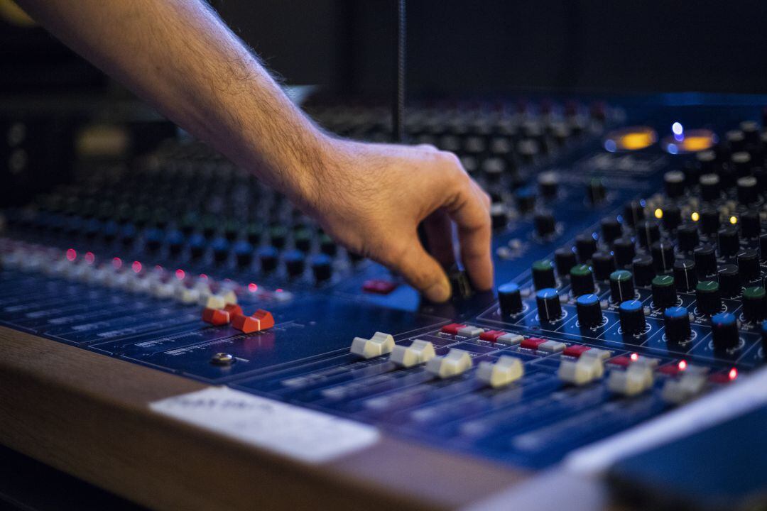 Control de un estudio de grabación