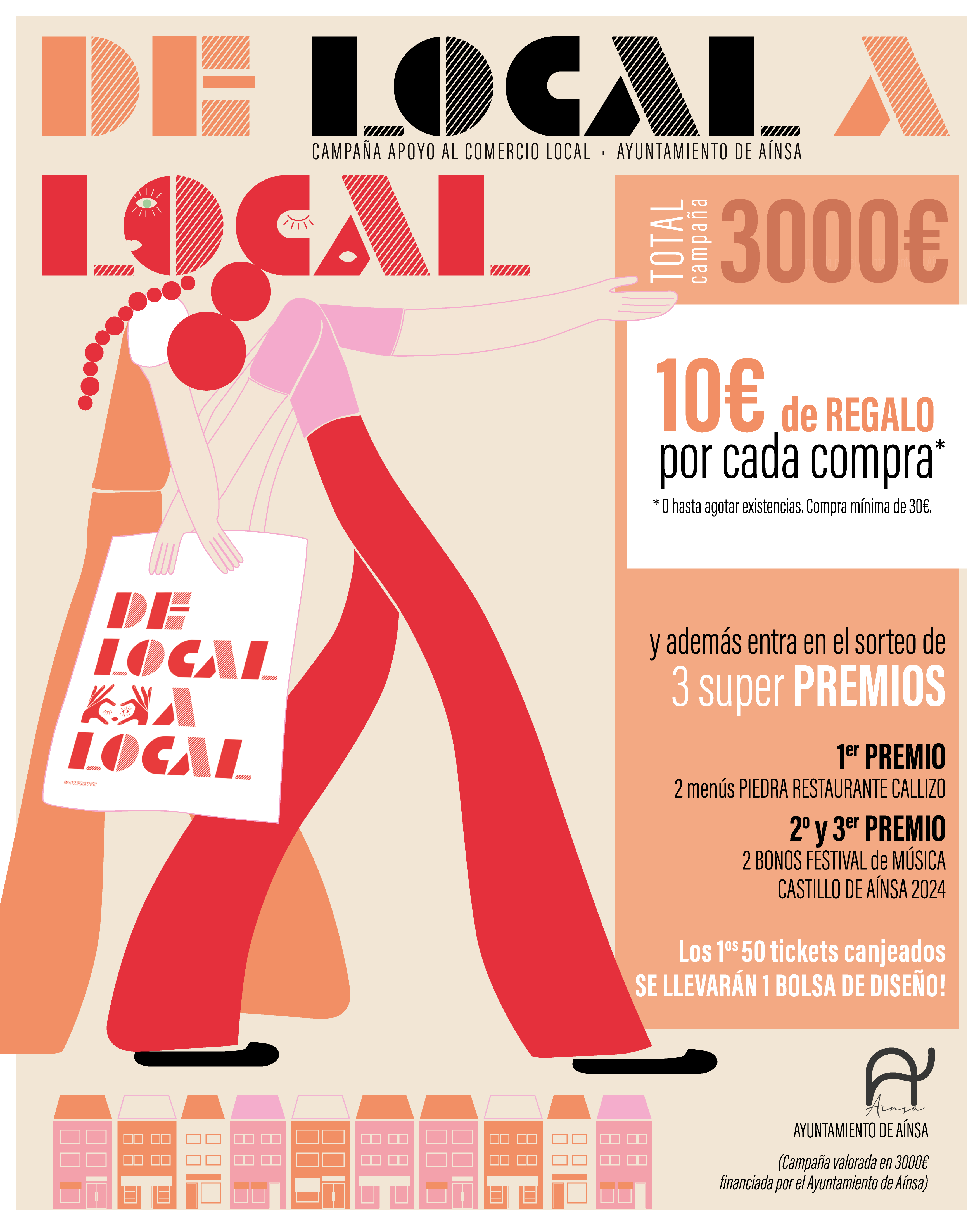 El lema de campaña es "De Local a local". ,Foto: Ayuntamiento de Aínsa