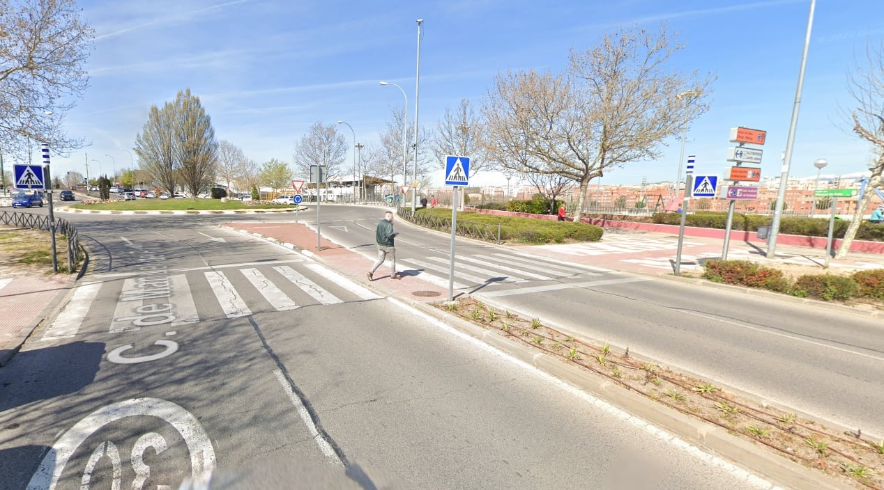 Atropellada una mujer en un paso de peatones de la calle Manuel de Falla de Alcobendas