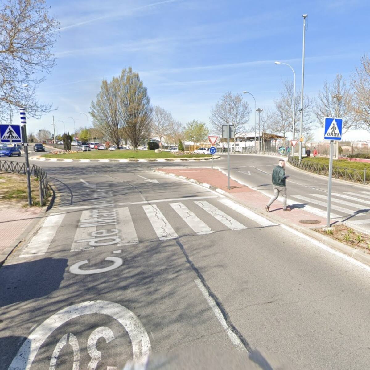 Atropellada una mujer en un paso de peatones de la calle Manuel de Falla de Alcobendas