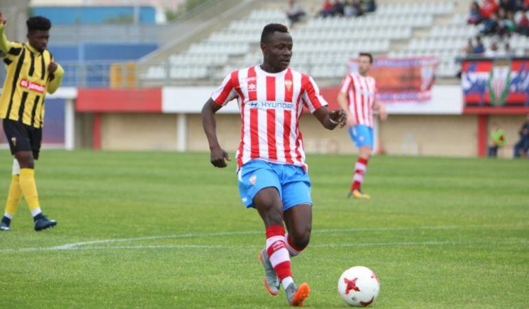 Moussa durante el partido.