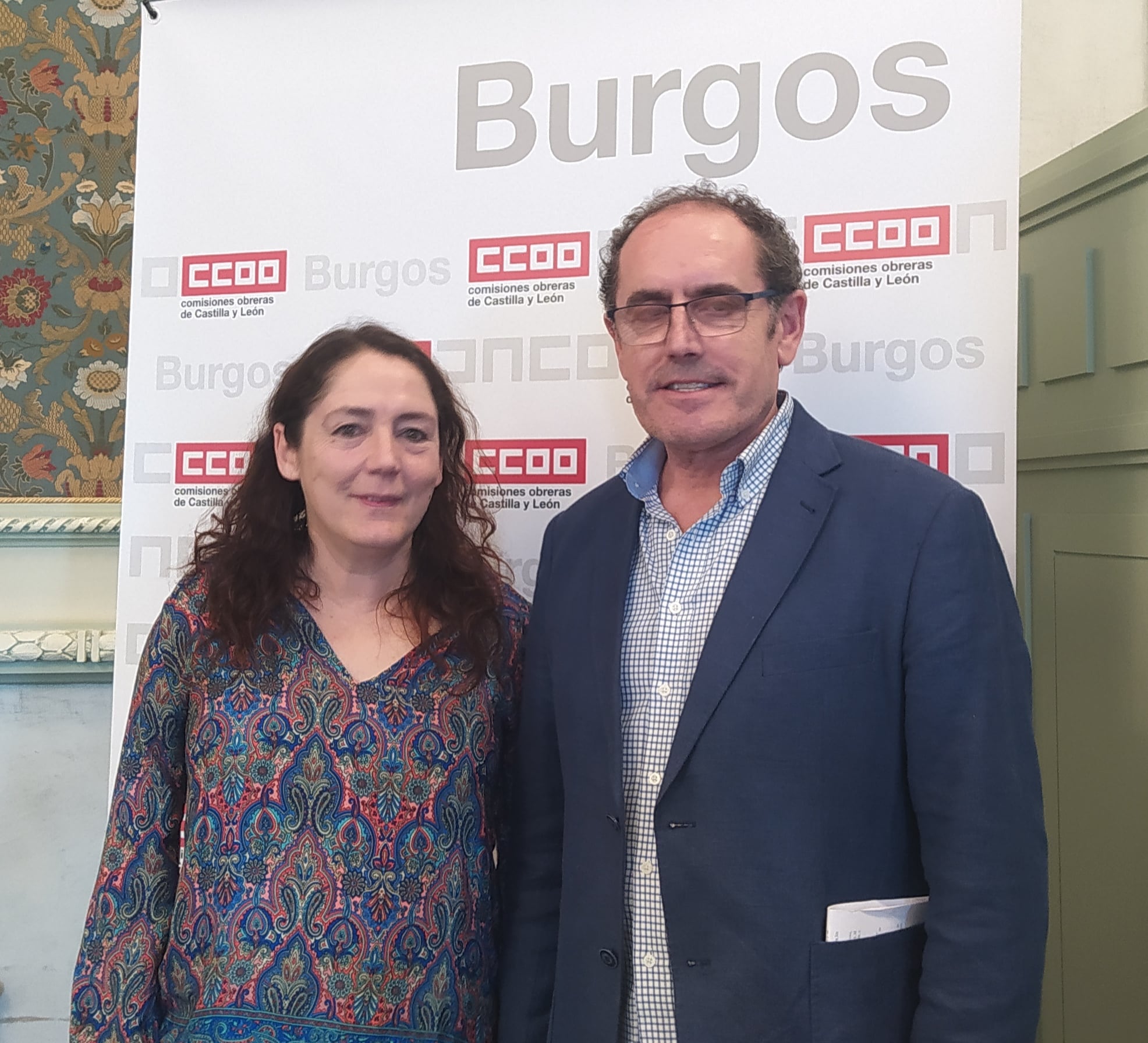 Javier del Brío y Carmen Álvarez son delegados de Formación de CCOO en Castilla y León