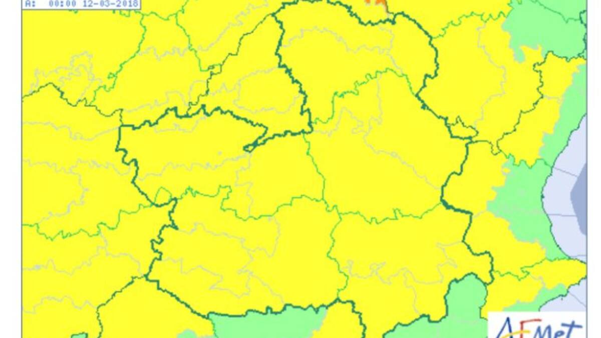 Lluvia y viento para un fin de semana en alerta amarilla