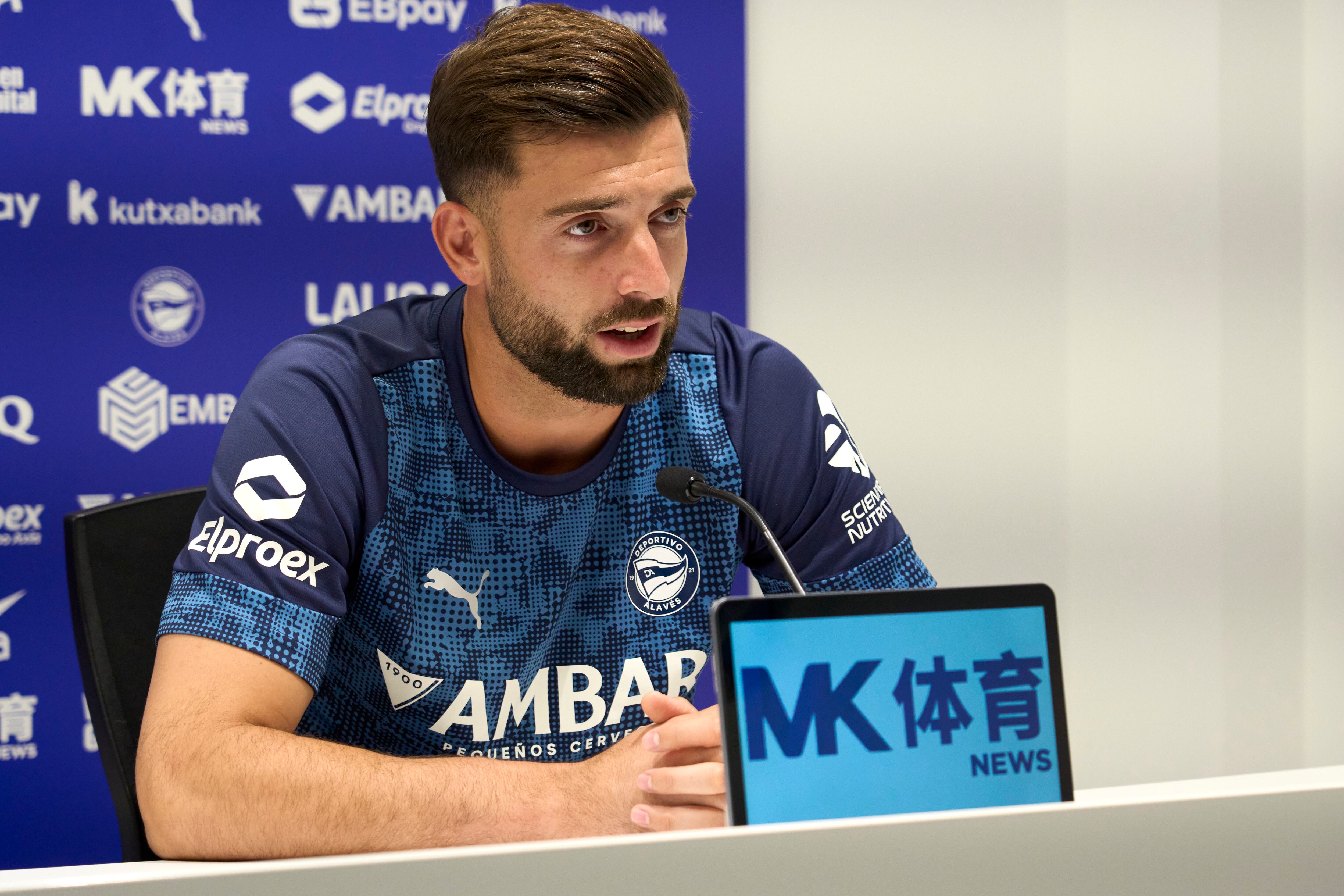 Rueda de prensa del capitán Antonio Sivera ante el comienzo de LaLiga.
