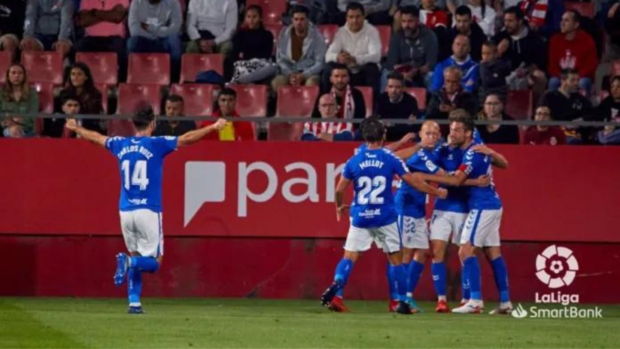 El Tenerife y el Girona se midieron hace un mes en Montilivi con triunfo blanquiazul por cero a uno.