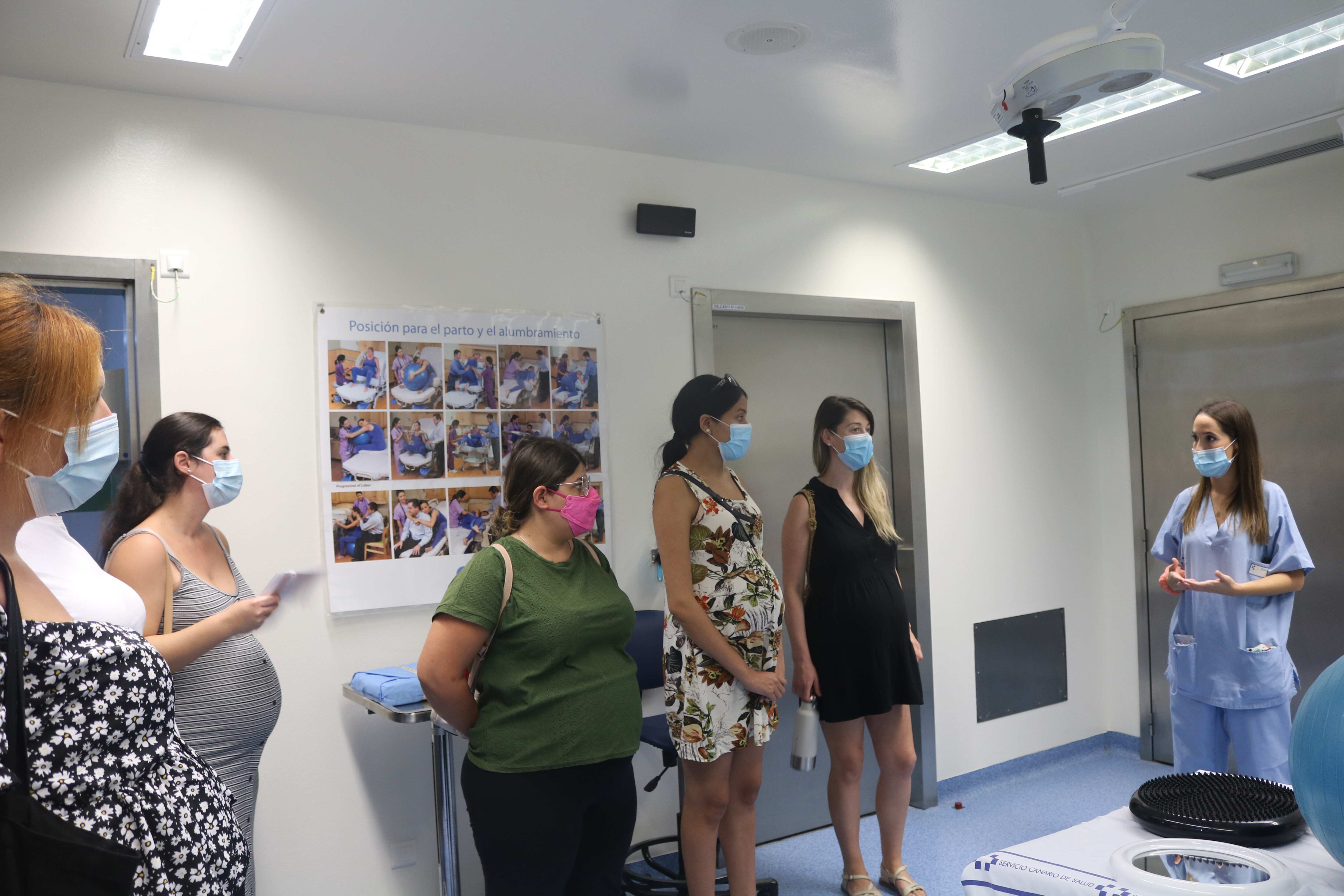 Una de las visitas de embarazadas.
