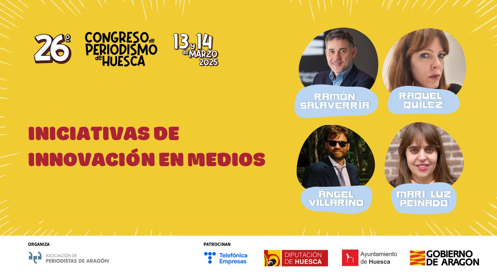 Cartel del Congreso de Periodismo de Huesca
