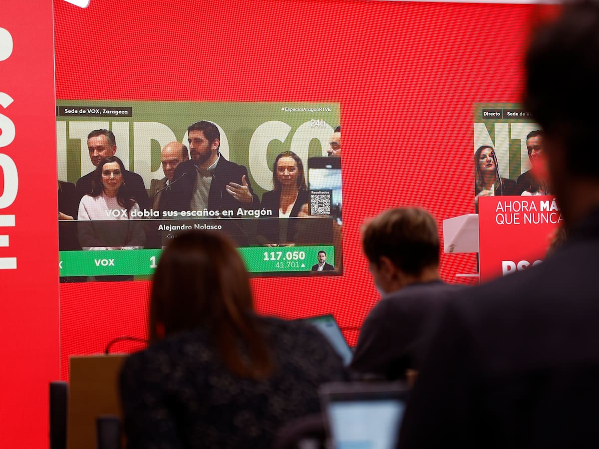 El PSOE descarta abstenerse para evitar que Vox llegue al poder