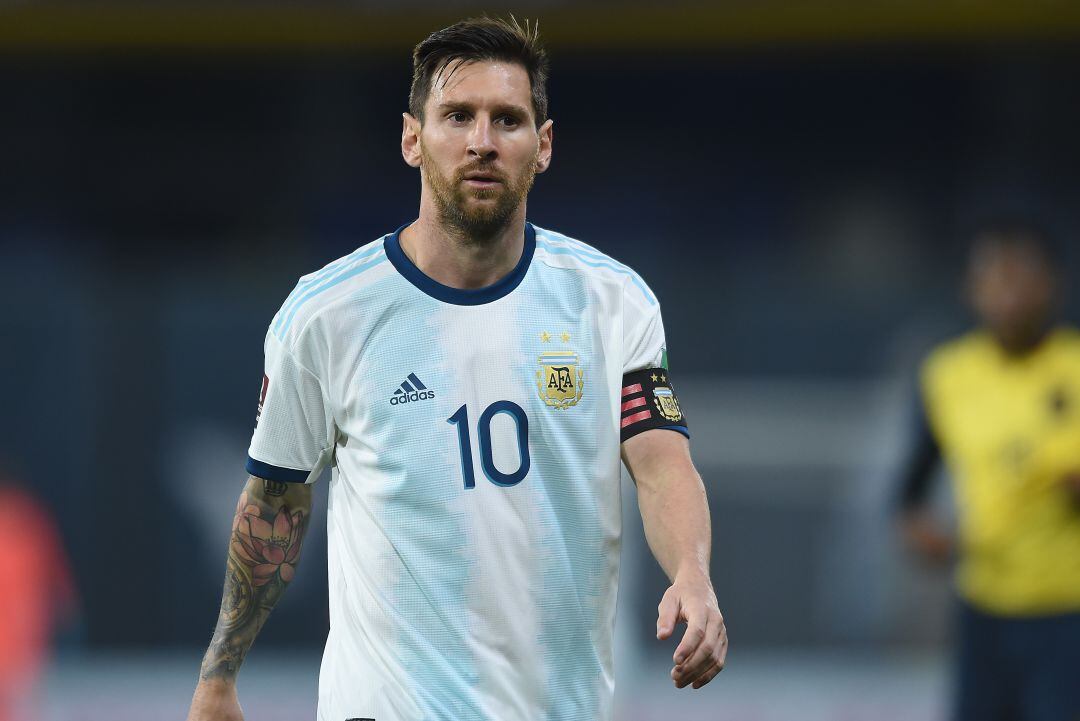 Messi, con la selección argentina