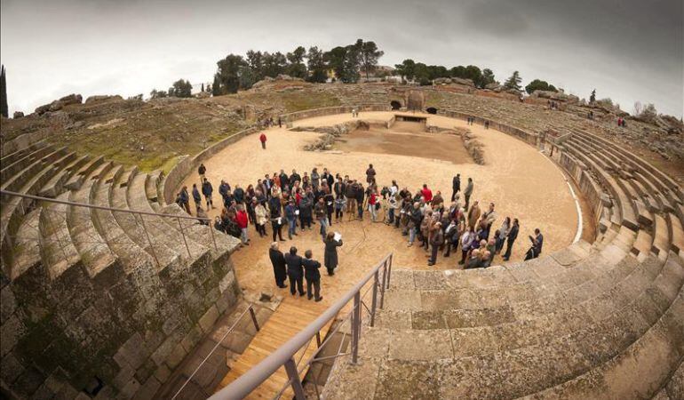 Imagen de archivo del anfiteatro de Mérida.