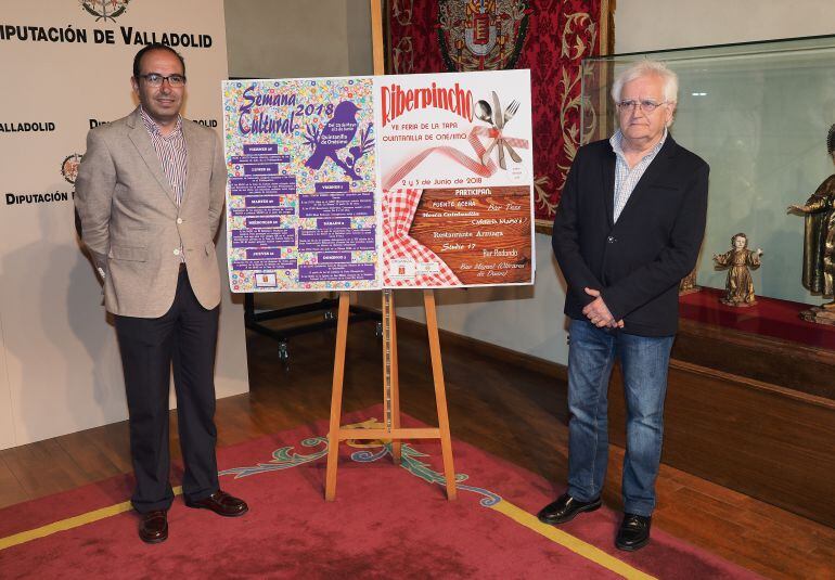 El teniente de alcalde, Juan Moreno, durante la presentación en la sede de Diputación