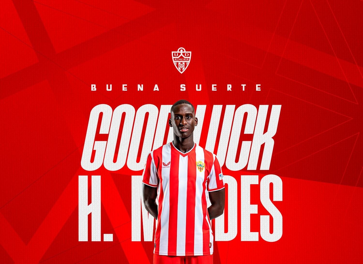 Mendes se marcha cedido al Troyes de la Ligue 2 de Francia.