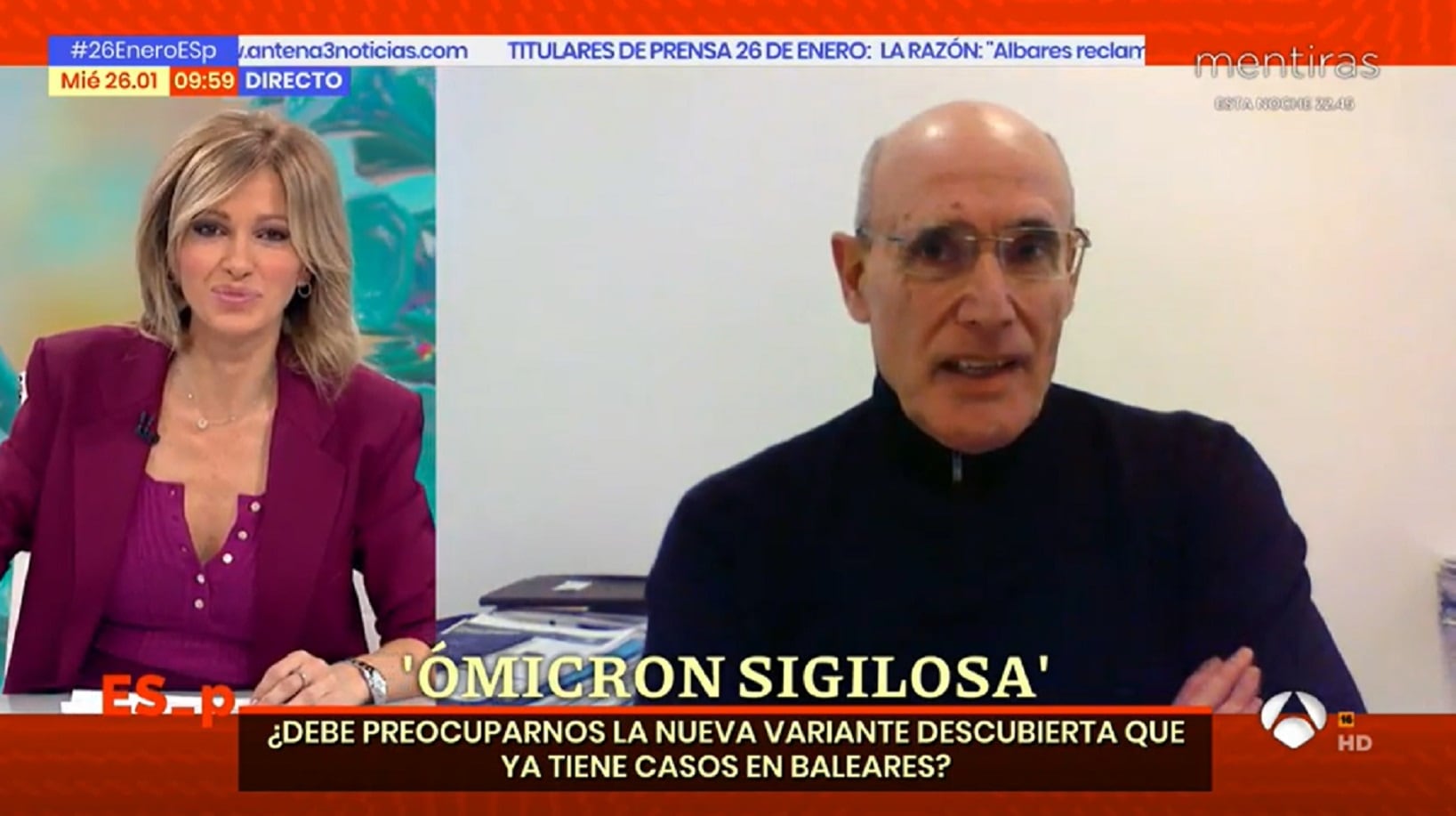 Rafael Bengoa interviene en el programa &#039;Espejo Público&#039;, de Antena 3, y vaticina cómo será el verano en España con COVID.