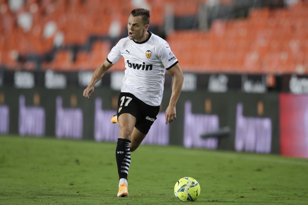 Cheryshev, en el Valencia-Levante de esta temporada.