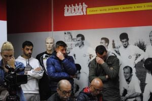 Compañeros como Santos o Calzado derramaron lágrimas en el adiós de Bardal