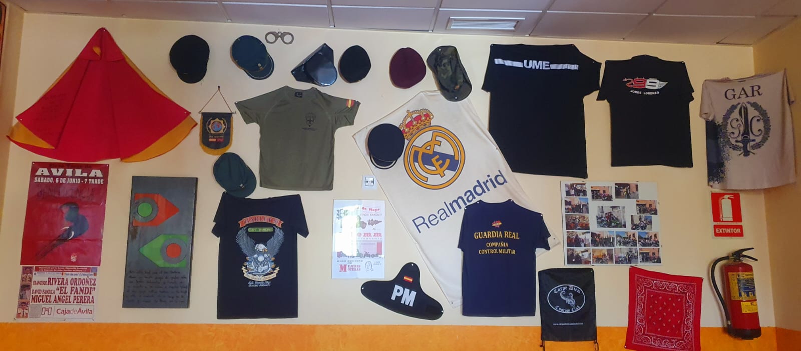 Recuerdos dejados por los clientes del establecimiento