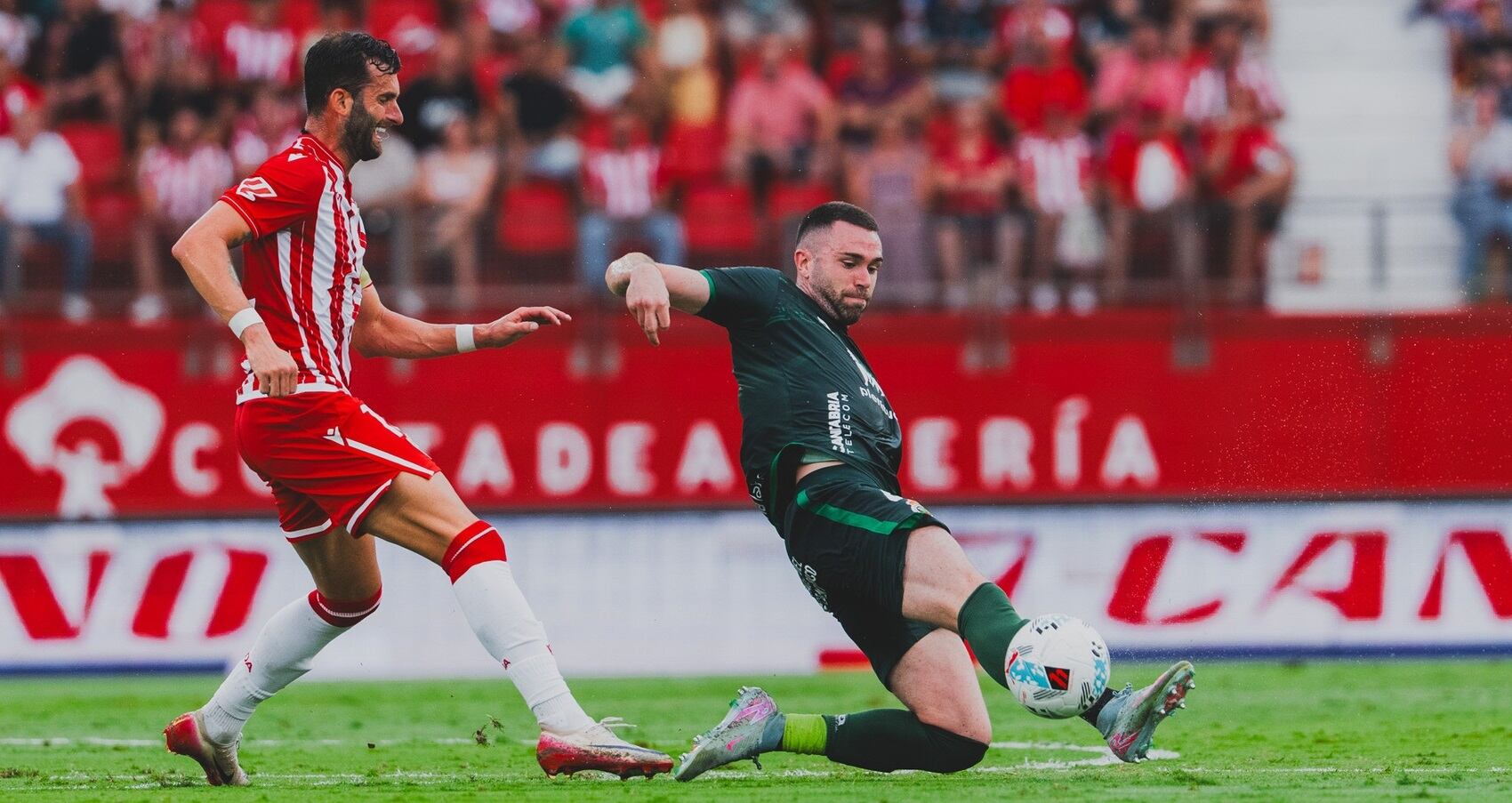 Manu Hernando, contra el Almería.