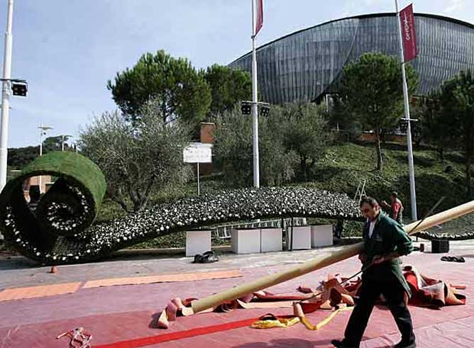 El auditorio del Festival de Cine de Roma, que empieza hoy