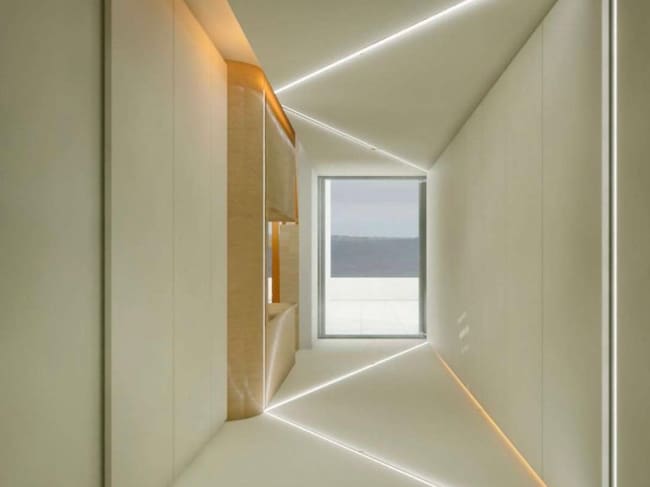 El acceso al gimnasio se llevará a cabo a través de un túnel para que "los niños sientan que salen del hospital". Fundación Aladina.