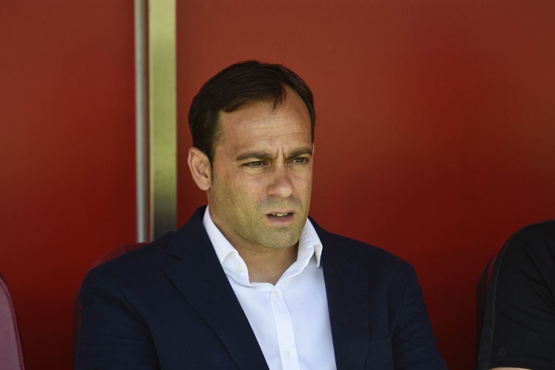 Fran Fernández en el partido contra el Elche.