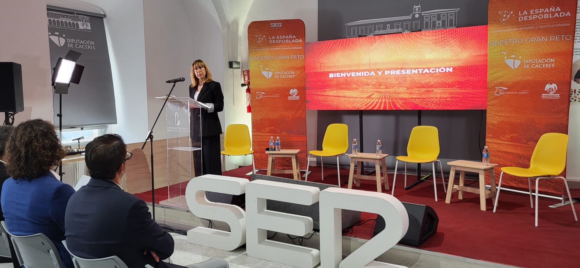 Arranque de 'La España Despoblada' en Valencia de Alcántara, Cáceres