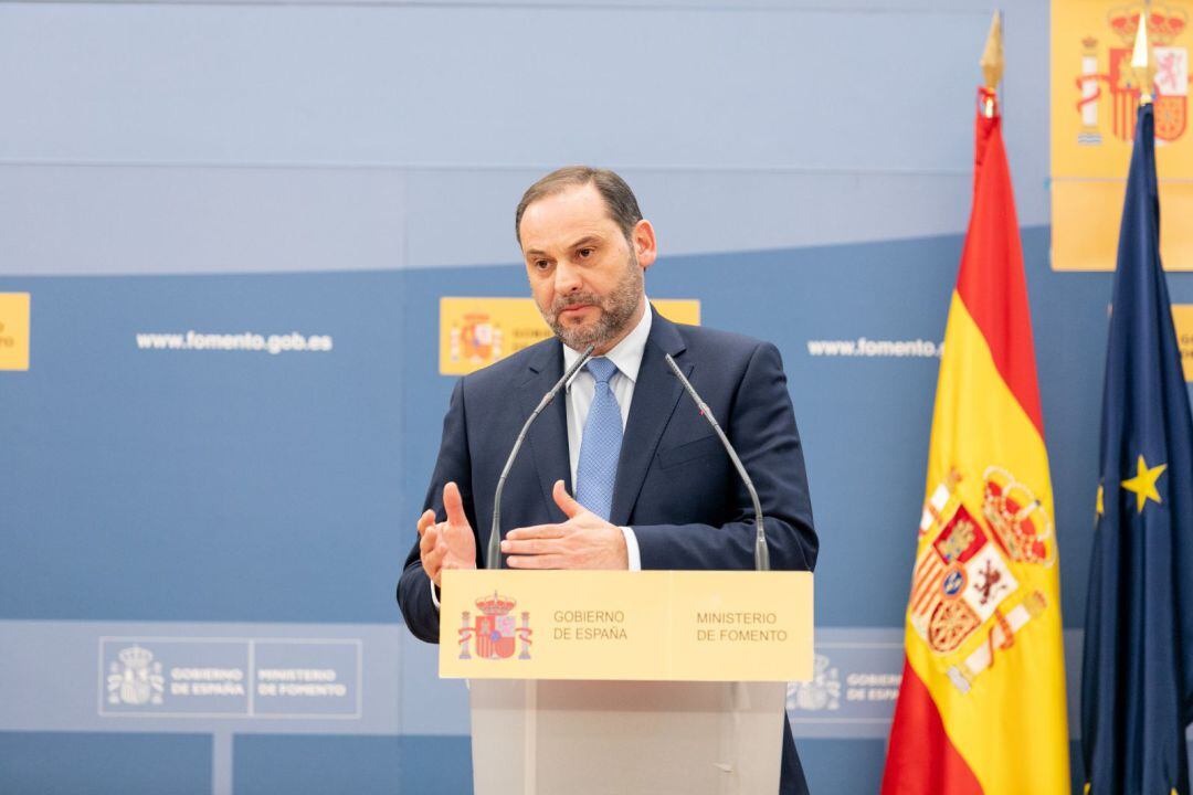 El ministro de Fomento, José Luis Ábalos.