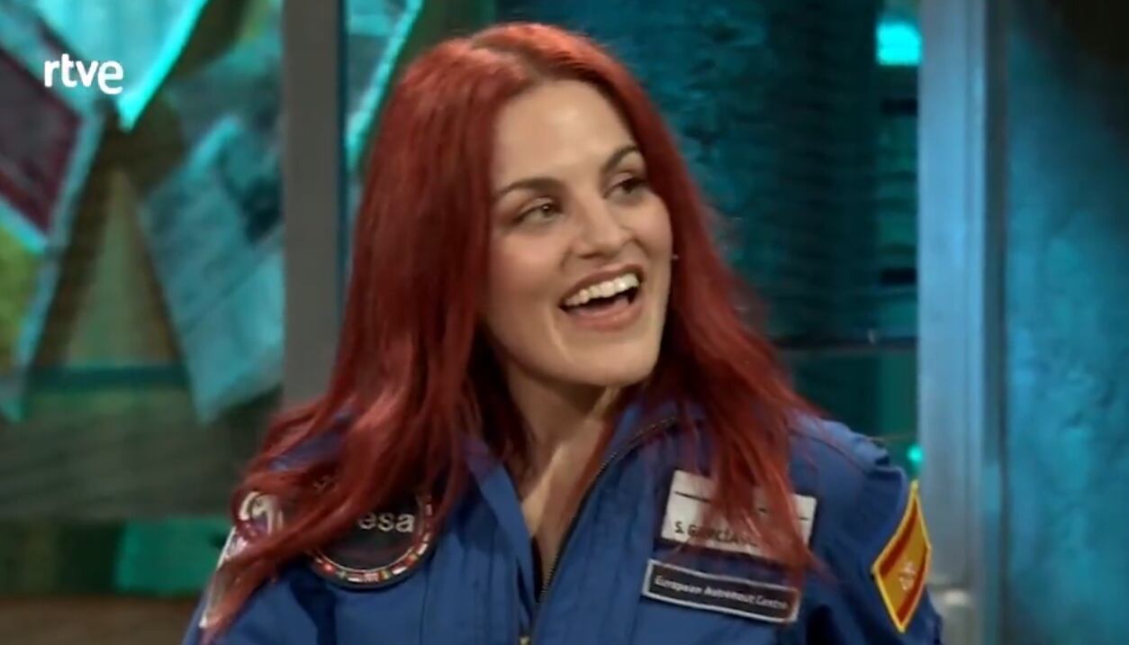 La astronauta Sara García en 'La Revuelta'