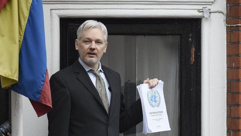 El fundador de WikiLeaks, Julian Assange, en una imagen de 2016.